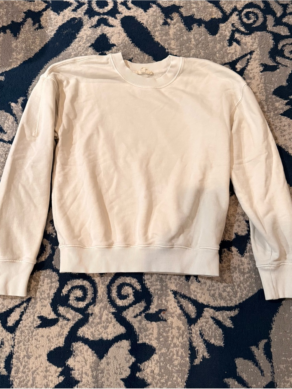 Madewell Crewneck Sweater in Cream